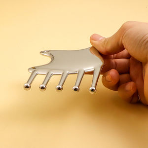 Multifunzionale meridiano metallo massaggio cuoio capelluto raschiatura rullo caratteristica testa massaggio pettine - Product Image 3