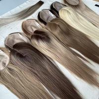 Perruques et Toppers en Cheveux Humains Vierges à Base de Soie pour Femmes, Styles Ondulés et Bouclés, pour Femmes Blanches, Sur Mesure - Fournisseur Alibaba Populaire