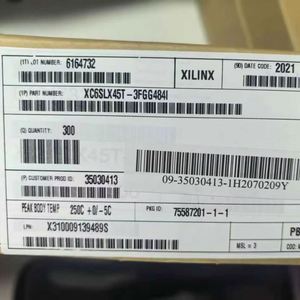 ซีลินซ์ XC6SLX45T-3FGG484I FPGA 43K ลอจิกเซลล์ 296I/O 484-FBGA เกรดอุตสาหกรรมของแท้ - Product Image 1