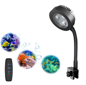 Riff <span class=keywords><strong>Aquarium</strong></span> LED-verlichting met volledig spectrum & timer voor koraal LPS/SPS, <span class=keywords><strong>aquarium</strong></span> clip-on lamp met lens, 5.2W zoutwaterverlichting - Product Image 1