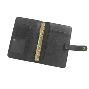Custom Personalised A6 Pebble Leather Gold Ring <strong>Binder</strong> Cover <strong>Cash</strong> <strong>Stuffing</strong> Money Saving Budget <strong>Binder</strong> with <strong>Cash</strong> Envelopes - Product Image 4