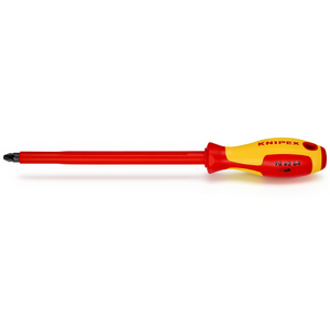 Knipex Industrial Grade Plastic Handle Pozidriv <b>Screwdriver</b> 250mm Insulated for Electricians - Product Image 2