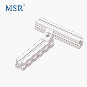 高品質認定の<span class=keywords><strong>H</strong></span>スタイルCNCストロングブラケット2穴4545押し出しアルミニウムプロファイル用のストロングブラケット接続角度 - Product Image 3