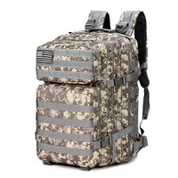 Sac à dos JSH à prix réduit pour sac à dos tactique Molle Sac à dos tactique DDP Russie États-Unis Sac à dos 45L avec cadre tactique Logo personnalisé