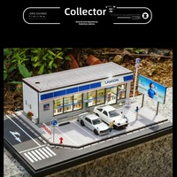 1:64 Miniatur Toko Kelontong untuk Program Tema dan Kemasan Label Pribadi OEM
