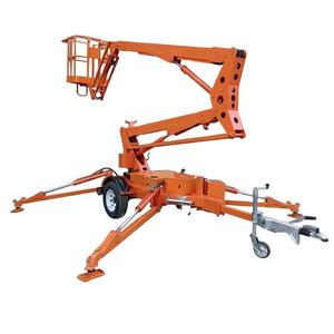 Prix d'usine de l'élévateur à flèche remorquable hydraulique 14m 16m nouvelle condition plate-forme de levage à courant alternatif ferme 300kg capacité de charge articulée - Product Image 2