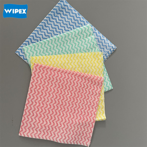 Lingettes de nettoyage pour la cuisine WIPEX, sans danger pour les aliments, lingettes personnalisées en couleur, lingettes à motif ondulé pour le nettoyage ménager - Product Image 2