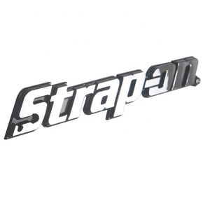 מדבקת רכב תלת-ממדית בצבע כרום עם לוגו שחור, מדבקה עצמית, סמל, תג, פלסטיק, מדבקות לרכב, מדבקות לקופסת כלים - Product Image 3