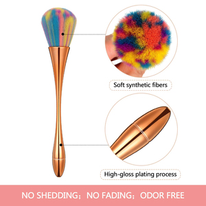 3 Pcs Large Powder Mineral <b>Brushes</b>,Soft Gold Fluffy Powder <b>Brush</b> Synthetic Face Makeup <b>Brush</b> Large <b>Round</b> Blush Dusting <b>Brush</b> - Product Image 2