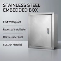 Caja de Distribución Multifuncional Oculta de Bajo Voltaje 110v, Caja Vertical Oculta 304