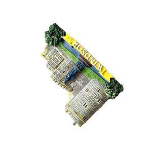 Recuerdo de Resina con Temática del Castillo de <span class=keywords><strong>Windsor</strong></span> para Decoración del Hogar, Imán de Refrigerador Personalizable - Product Image 2