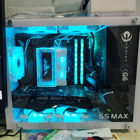 PC de jeu complet personnalisé R5 2600x RX580 8G DDR4 16G 512G SSD Carte mère A320 AM4 – Équipement informatique de bureau en gros