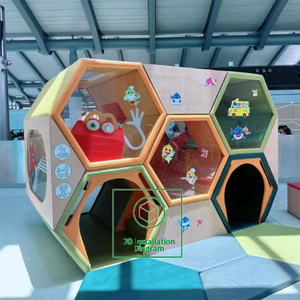 Modern Stylish Indoor Playground Soft Play Equipment Set for Kids Commercial Children's Playground with Ball Pool and Slide - Product Image 3