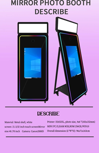 2025 Chất Lượng Cao Ảnh Tự Sướng Ma Thuật Gương Ảnh Gian Hàng Roamer Kiosk Cho Các Sự Kiện Gian Hàng Ảnh Gương Với Máy Ảnh Và Máy In Phần Mềm - Product Image 6