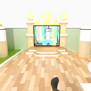 ขายตรงจากโรงงาน สระลูกบอลแบบกลไก ปราสาทลมสำหรับเด็ก เกมส์เด็กแบบอินเทอร์แอคทีฟ อุปกรณ์เล่นในร่มแบบนุ่มนวล - Product Image 3