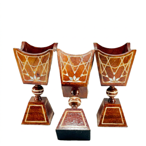 Falak World Export Handcrafted Arabic Acacia Wood Eco-Friendly Durable <b>Bakhoor</b> Burner Portable <b>Oud</b> Incense Holder Mabkhara - Product Image 1