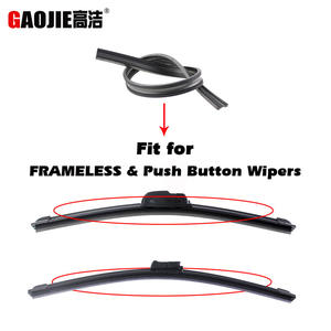 Lame d'essuie-glace sans cadre Gaojie, bande adhésive en caoutchouc de 6 mm sans armature pour pare-brise - Product Image 5