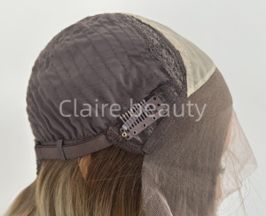 Perruque Juive à Cheveux Humains Vierges Ombré Blond, Dentelle HD à Cuticules Alignées, Perruque Juive à Top en Dentelle Casher pour Femmes - Product Image 2