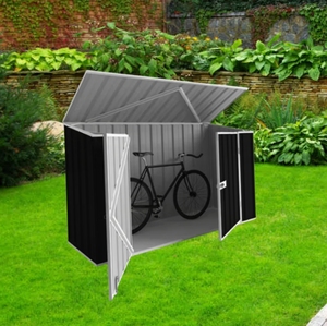 Cobertizo de jardín de almacenamiento de <span class=keywords><strong>bicicletas</strong></span> al por mayor cobertizo de metal <span class=keywords><strong>para</strong></span> almacenamiento de <span class=keywords><strong>bicicletas</strong></span> al aire libre cobertizo de metal nuevo diseño barato - Product Image 6