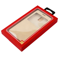 Boîtes en carton transparentes pour présentoir de téléphone portable, emballage artisanal