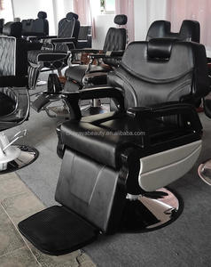 Mobilier de salon de coiffure Équipement pour barbier Chaises de coiffure Big Pump Vintage Barber Chair - Product Image 5