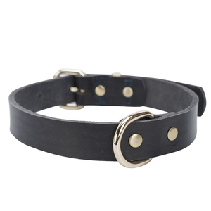 Collar personalizado de lujo hecho a mano de cuero genuino de gato Collar de mascota perro - Product Image 1