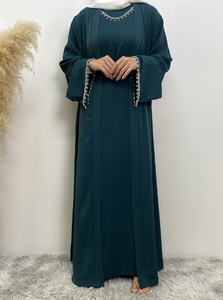 Lady Beachwear Dress Set Long Gawn Suit <span class=keywords><strong>Laice</strong></span> Of Burka Les Robes Sexy Linen Clothing Longdres Hijab Maternit Men Coord Sets - Product Image 4