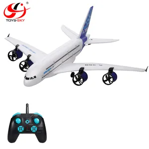 Avião rc ecológico, material epp a380 747 2.4g 3ch para venda, kit de modelo de avião de controle remoto, brinquedo de modelos de avião