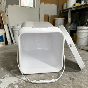 Seau d'emballage multifonctionnel en PP de qualité alimentaire, fabriqué en Chine, seau carré de 15 L pour revêtement d'encre - Product Image 3