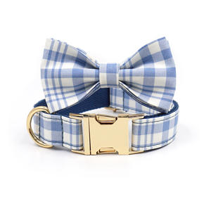 מגמת מוצרים <span class=keywords><strong>2026</strong></span> בריטי סִגְנוֹן יוקרה מודרני משובץ כותנה לכלב קשת מתכוונן ידידותי לסביבה עמיד לכל עונות השנה אופנה - Product Image 4