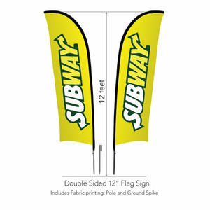 Utdoor-banderines <span class=keywords><strong>de</strong></span> poliéster con logotipo personalizado, cartel publicitario flexible con lazo en forma <span class=keywords><strong>de</strong></span> lágrima para playa - Product Image 3
