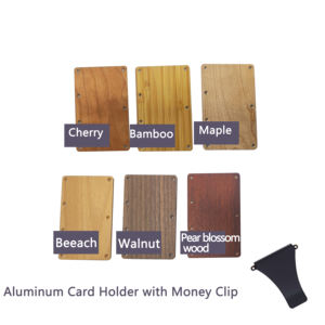 Мужской тонкий алюминиевый металлический RFID держатель для кредитных карт передний карман чехол для карт бумажник и зажим для денег дизайн - Product Image 6