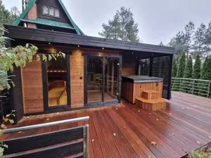 Personalizable estilo tradicional 9kw vapor seco al aire libre Sauna habitación Villa cedro rojo madera Panel de Control salud relajación - Product Image 3