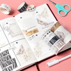 Bán Buôn Kraft Crepe Biểu Tượng Tùy Chỉnh Sơn Thiết Kế Giấy Masking Washi Tape