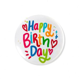Pin de Solapa de Hojalata con Diseño de Feliz Cumpleaños para Mujeres, Hombres, Niñas y Niños, Decoraciones para Fiestas - Product Image 5