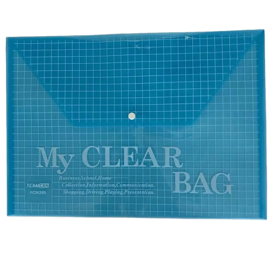 Produsen Berita Dibuat untuk Memesan Promosi Modern Tas Berkas Berkas Bening Saya