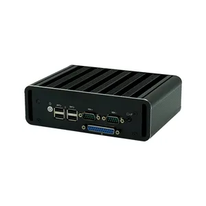 Fanless มินิพีซี N2830ประมวลผล J6412 J4125เกมมินิพีซีคู่แลน1000Mbps หญิงม่าย11 SSD ซ่อมแซม