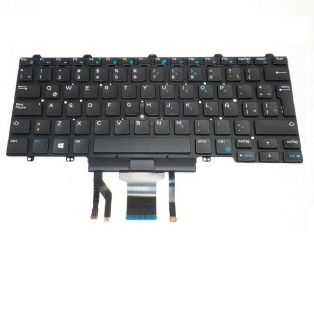 Laptop Keyboard for DELL Latitude E5450 E5470 E5480 E5490 E7250 E7450 SP LA Spanish Latin BACKLIT KEYBOARD & POINTER