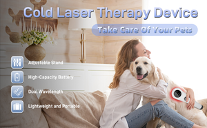 Laser genggam Super berdenyut untuk anjing fisik, perangkat terapi pemulihan luka Laser dingin untuk menghilangkan rasa sakit - Product Image 5