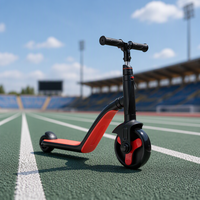 Trottinette d'équilibre 2-en-1 moderne pour enfants avec frein arrière