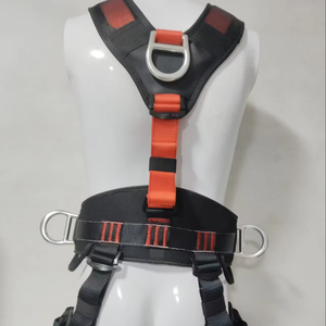 耐久性のあるランヤード/ベルト、安全ハーネス、全身保護、屋根工事用ハーネス、衝撃吸収ハーネス付き、建設用 - Product Image 1