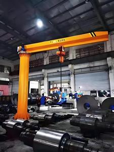 Grue à flèche manuelle de haute qualité 5 tonnes, grue cantilever 500 kg pour utilisation extérieure ouverte 360° Couverture complète offerte par le bras articulé - Product Image 2