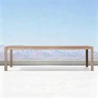 Ensemble de table et de chaises d'extérieur modernes, ensemble de meubles de jardin de luxe, chaises de salle à manger pour cour, meubles de jardin modernes