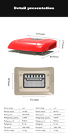 Compresseur électrique scroll de haute qualité, neuf, 24V 12V, pour système de climatisation de toit à batterie pour camion/fourgon/caravane/bus, 2000-2100W, refroidissement