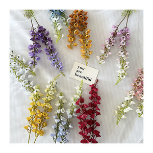 Fabbrica <span class=keywords><strong>Digitalis</strong></span> lingotto all'ingrosso decorazione per la casa cinese simulazione rami di prugna tridente <span class=keywords><strong>fiore</strong></span> di prugna pasqua nuovo anno - Product Image 5