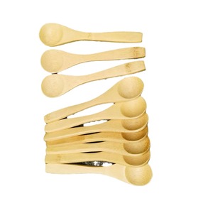 Cucharas de bambú al por mayor, cucharas naturales, cucharas de madera, cucharas de té, cucharas de miel de bambú, cucharas para mermelada, cucharas para bebés, de bambú y - Product Image 2