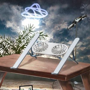 2026 New Professional Cooling Laptop <b>Stand</b> Rotating with Tablet Support Radiator <b>Computer</b> Fan Mobile Phone Holder - Product Image 3