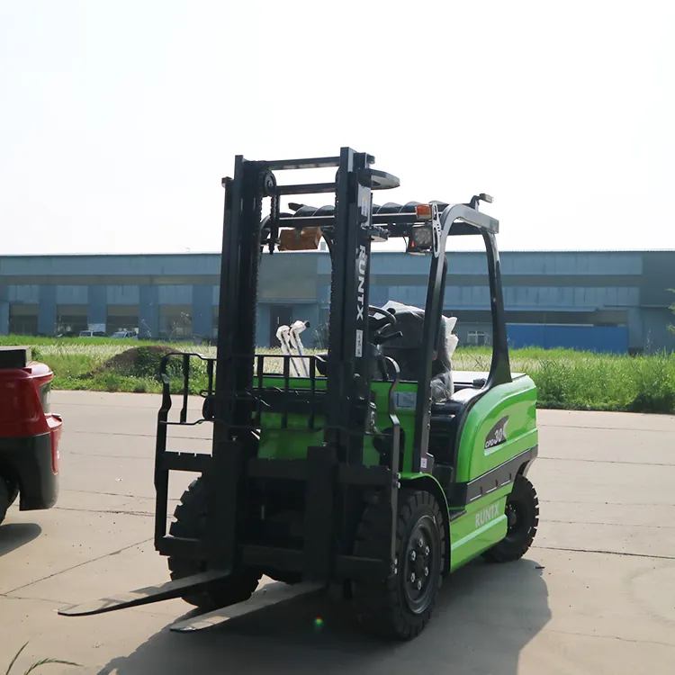 Runtx depo Forklift elektrikli 5 t 3 Ton 2.5 Ton 2 Ton çatal kaldırıcı satılık yeni marka 3.5 Ton Li-ion lityum pil Forklift
