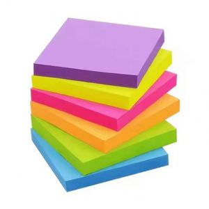 Bloc de Notas Adhesivas Personalizadas al por Mayor, Notas Adhesivas, Etiquetas de Papel para Índice, para la Escuela y la Oficina, Papelería, Bloc de Notas - Product Image 1
