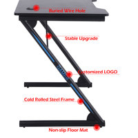 Table de jeu pour ordinateur gamer NBHY de haute qualité avec pieds en forme de Z